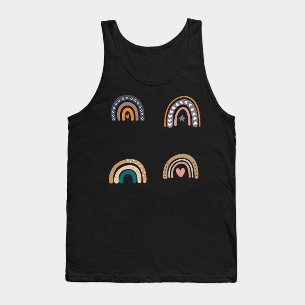 RAINBOW stickers Tank Top by Misfit04